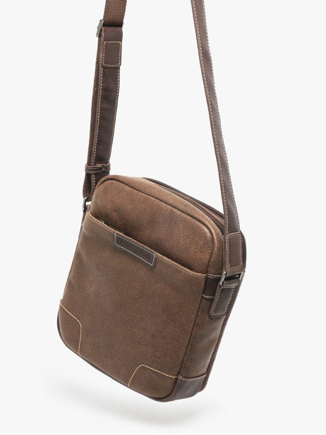 Cross Body Tas Joseph Leder Arthur & aston Bruin marco 9 ander zicht 2